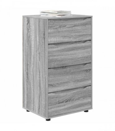 vidaXL Storage Cabinets 60 x 48 x 105 cm Engineered Wood Grey Sonoma