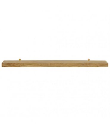vidaXL Wall Shelves 2 pcs 110x15x4 cm Solid Wood Teak