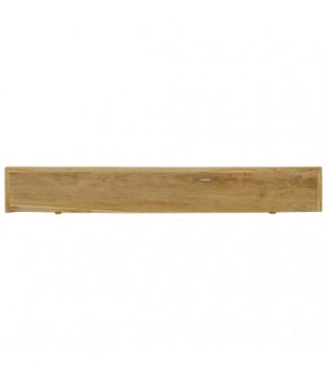 vidaXL Wall Shelves 2 pcs 110x15x4 cm Solid Wood Teak