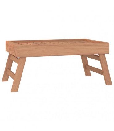 vidaXL Folding Tray 55x35x25 cm Solid Wood Teak