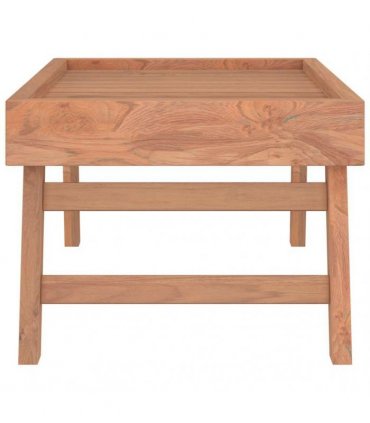 vidaXL Folding Tray 55x35x25 cm Solid Wood Teak