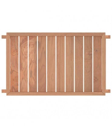 vidaXL Folding Tray 55x35x25 cm Solid Wood Teak