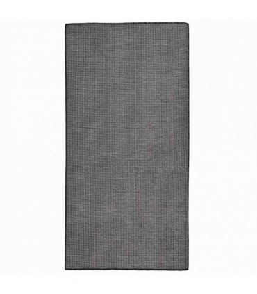 vidaXL Outdoor Flatweave Rug 100x200 cm Grey