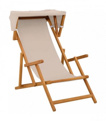 vidaXL Deck Chair 4 pcs 3 Position Solid Eucalyptus Wood Beige