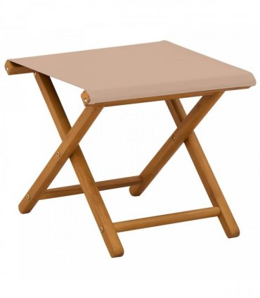 vidaXL Deck Chair 4 pcs 3 Position Solid Eucalyptus Wood Taupe