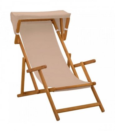 vidaXL Deck Chair 2 pcs 3 Position Solid Eucalyptus Wood Taupe