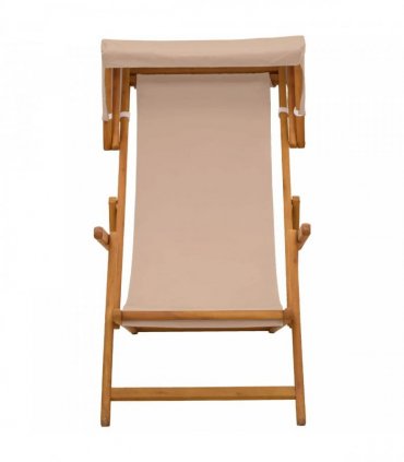 vidaXL Deck Chair 2 pcs 3 Position Solid Eucalyptus Wood Taupe