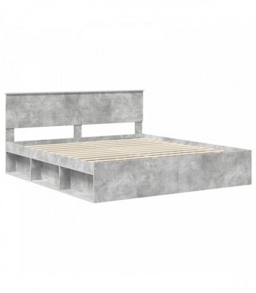 vidaXL Bed Frame with Headboard Concerte 180 x 200 cm Engineered wood
