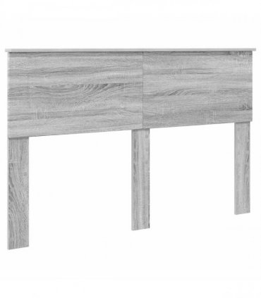vidaXL Bed Frame Grey Sonoma 160 x 200 cm Engineered wood