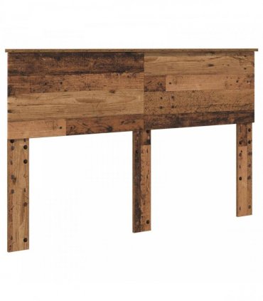 vidaXL Bed Frame with Headboard Old Wood 150 x 200 cm Engineered wood