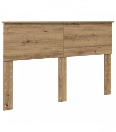 vidaXL Bed Frame Artisian Oak 140 x 190 cm Engineered wood