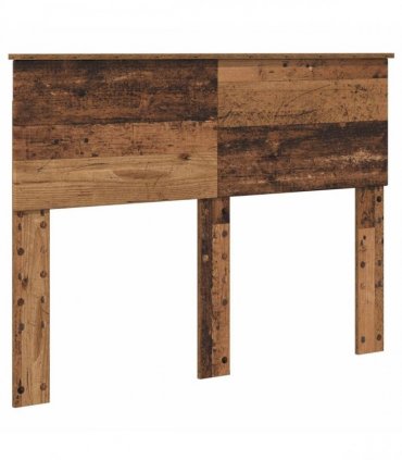 vidaXL Bed Frame with Headboard Old Wood 120 x 200 cm Engineered wood