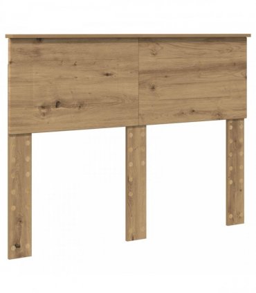 vidaXL Bed Frame Artisian Oak 120 x 200 cm Engineered wood