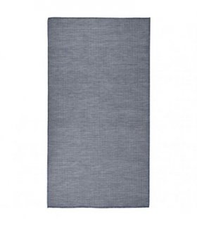 vidaXL Outdoor Flatweave Rug 80x150 cm Blue