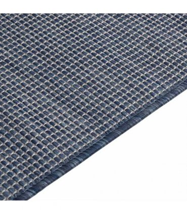 vidaXL Outdoor Flatweave Rug 80x150 cm Blue