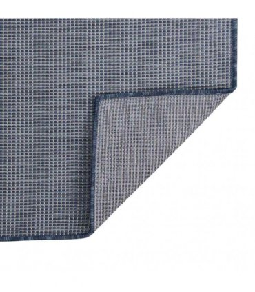 vidaXL Outdoor Flatweave Rug 100x200 cm Blue