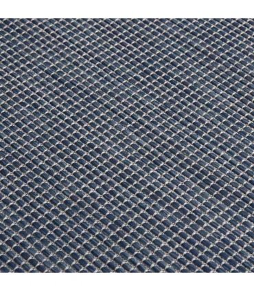 vidaXL Outdoor Flatweave Rug 100x200 cm Blue