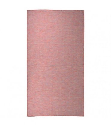 vidaXL Outdoor Flatweave Rug 80x150 cm Red