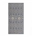 vidaXL Outdoor Flatweave Rug 80x150 cm Blue Stripes