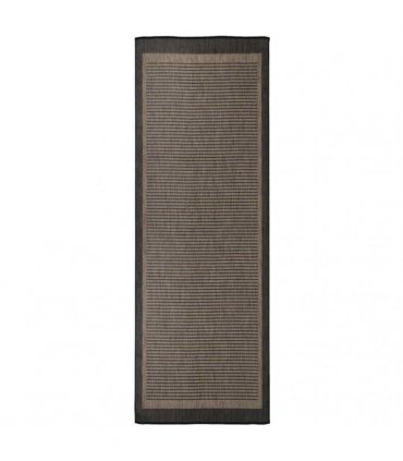 vidaXL Outdoor Flatweave Rug 80x250 cm Dark Brown