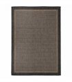 vidaXL Outdoor Flatweave Rug 120x170 cm Dark Brown