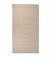 vidaXL Outdoor Flatweave Rug 80x150 cm Brown Stripes