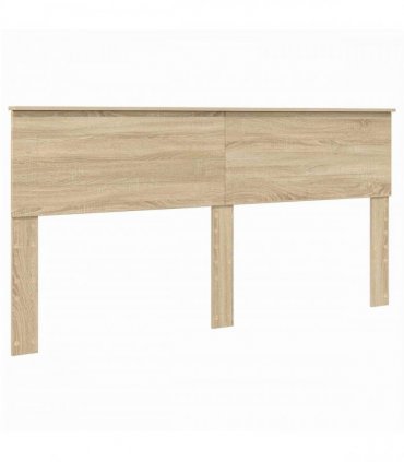 vidaXL Bed Frame Sonoma Oak 200 x 200 cm Engineered Wood