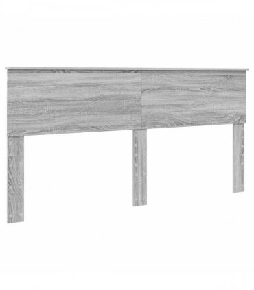 vidaXL Bed Frame Grey Sonoma 180 x 200 cm Engineered Wood