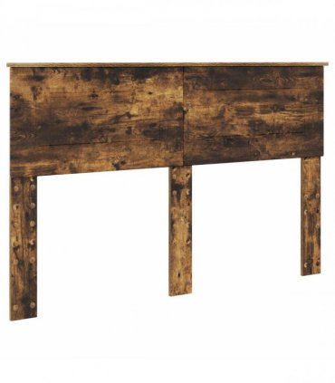 vidaXL Bed Frame Smoked Oak 150 x 200 cm Engineered Wood