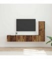 vidaXL TV Cabinet Set 3 pcs Old Wood Engineered Wood