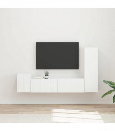 vidaXL TV Cabinet Set 4 pcs 30 x 31 x 100 cm White