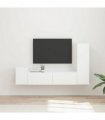 vidaXL TV Cabinet Set 4 pcs 30 x 31 x 100 cm White