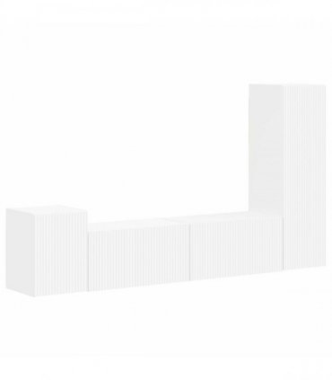 vidaXL TV Cabinet Set 4 pcs 30 x 31 x 100 cm White