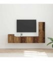 vidaXL TV Cabinet Set 4 pcs 30 x 31 x 100 cm Old Wood