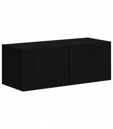 vidaXL TV Cabinet Set 4 pcs 31 x 30 x 100 cm Black