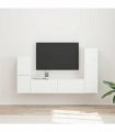 vidaXL TV Cabinet Set 4 pcs 30 x 31 x 100 cm White