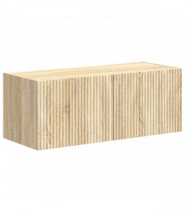 vidaXL TV Cabinet Set 4 pcs Sonoma Oak Engineered Wood