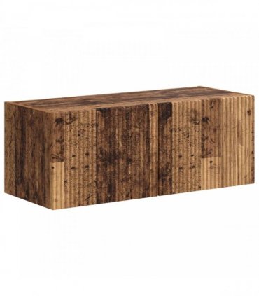 vidaXL TV Cabinet Set 4 pcs Old Wood Engineered Wood