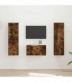 vidaXL TV Cabinet Set 5 pcs Smoked Oak