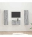 vidaXL TV Cabinet Set 5 pcs Grey Sonoma Engineered Wood