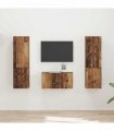 vidaXL TV Cabinet Set 5 pcs Old Wood Engineered Wood