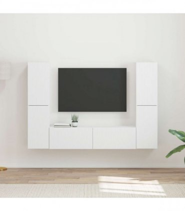 vidaXL TV Cabinet Set 6 pcs 31 x 30 x 60 cm White