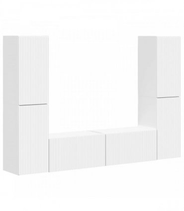 vidaXL TV Cabinet Set 6 pcs 31 x 30 x 60 cm White