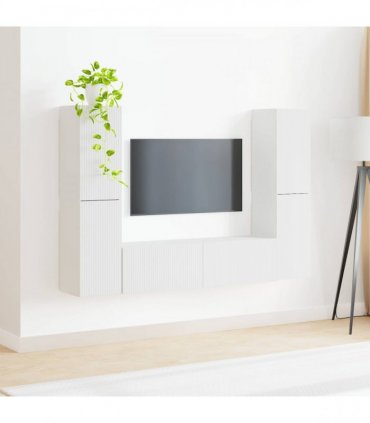 vidaXL TV Cabinet Set 6 pcs 31 x 30 x 60 cm White