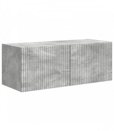 vidaXL TV Cabinet Set 4 pcs Concrete Grey Engineered Wood