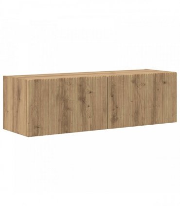 vidaXL TV Cabinet Set 4 pcs Artisan Oak Engineered Wood