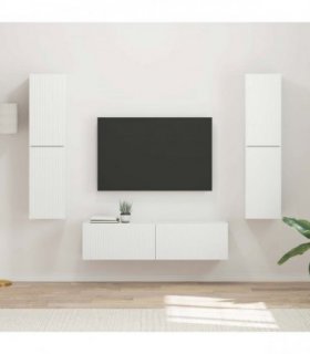 vidaXL TV Cabinet Set 6 pcs 31 x 30 x 60 cm White