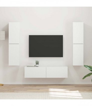 vidaXL TV Cabinet Set 6 pcs 31 x 30 x 60 cm White