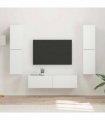 vidaXL TV Cabinet Set 6 pcs 31 x 30 x 60 cm White