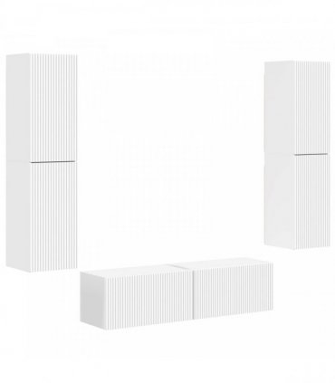 vidaXL TV Cabinet Set 6 pcs 31 x 30 x 60 cm White